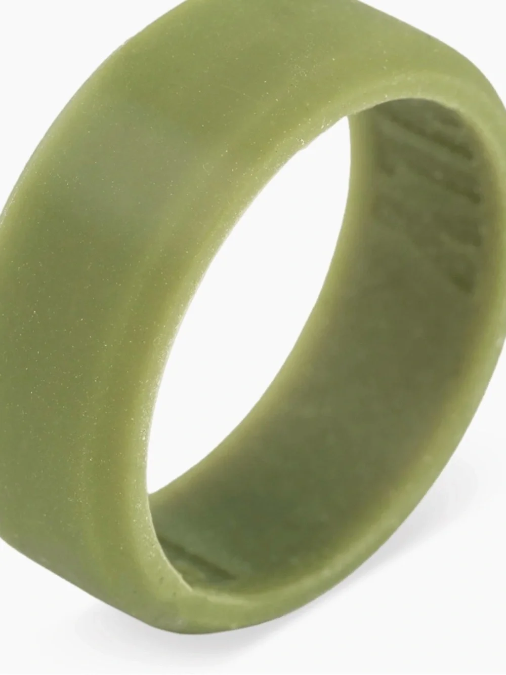 3 pk silicone (The Best Man) men’s navy, blk, green weddng bands-NIP- sz 13.5-14